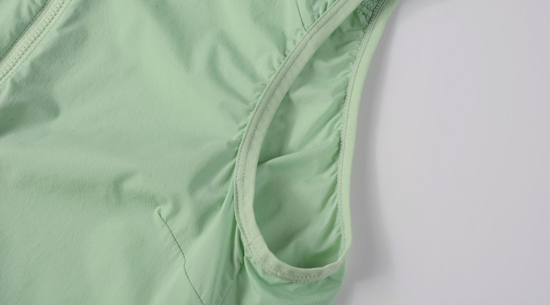 Women's Classic Lightweight Windproof Vest NCVEK033 Green