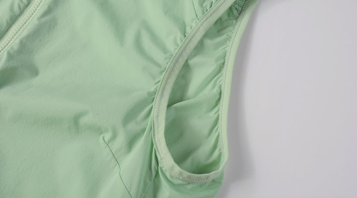 Women's Classic Lightweight Windproof Vest NCVEK033 Green