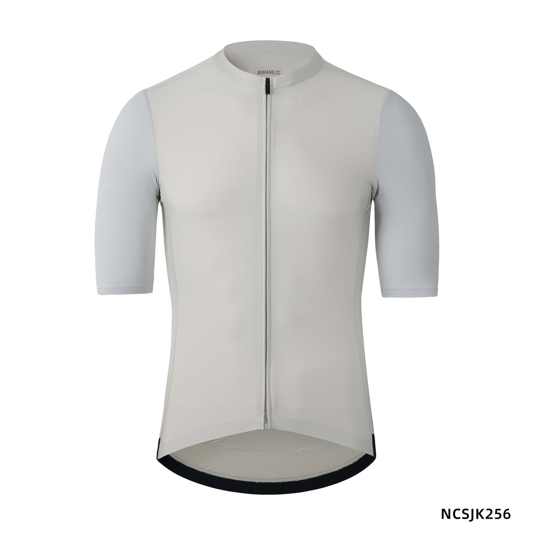 Men's Classic Cycling Short Sleeve Jersey NCSJK256 White