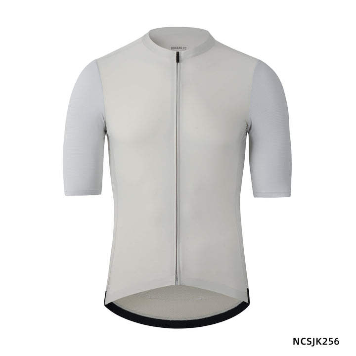 Men's Classic Cycling Short Sleeve Jersey NCSJK256 White
