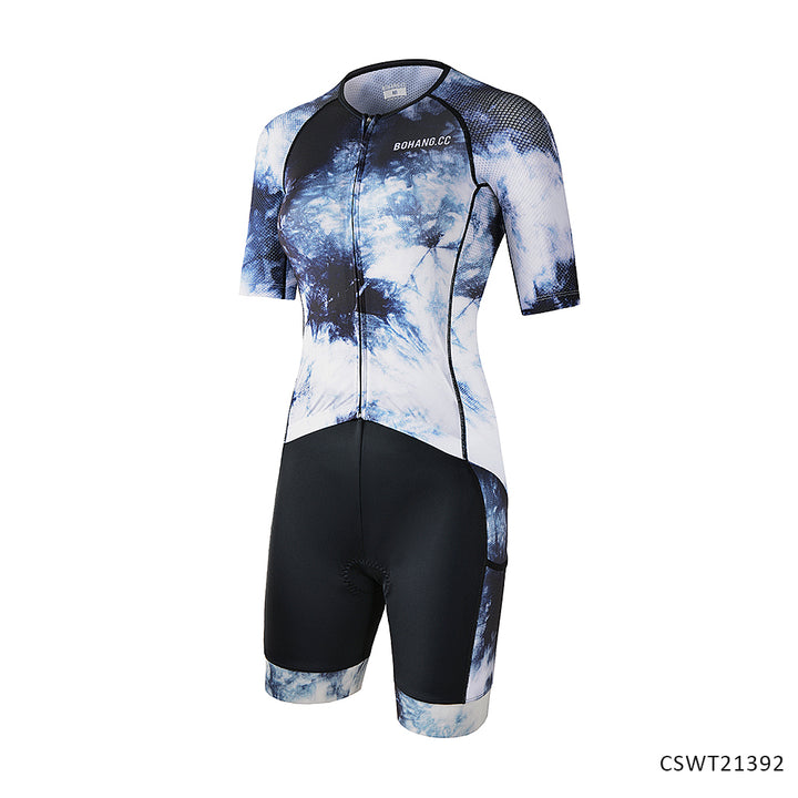 KURZÄRMELIGER TRI-ANZUG FÜR DAMEN CSWT21392