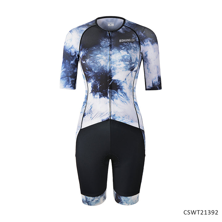 KURZÄRMELIGER TRI-ANZUG FÜR DAMEN CSWT21392