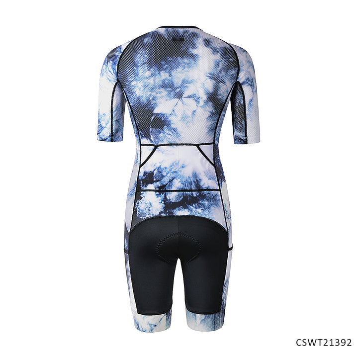 KURZÄRMELIGER TRI-ANZUG FÜR DAMEN CSWT21392