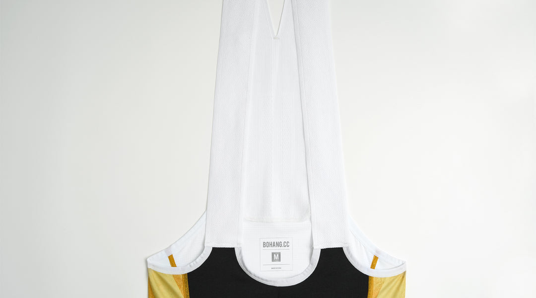 MEN'S CUSTOM PRO PLUS BIB SHORTS NCBSK629 (YELLOW)