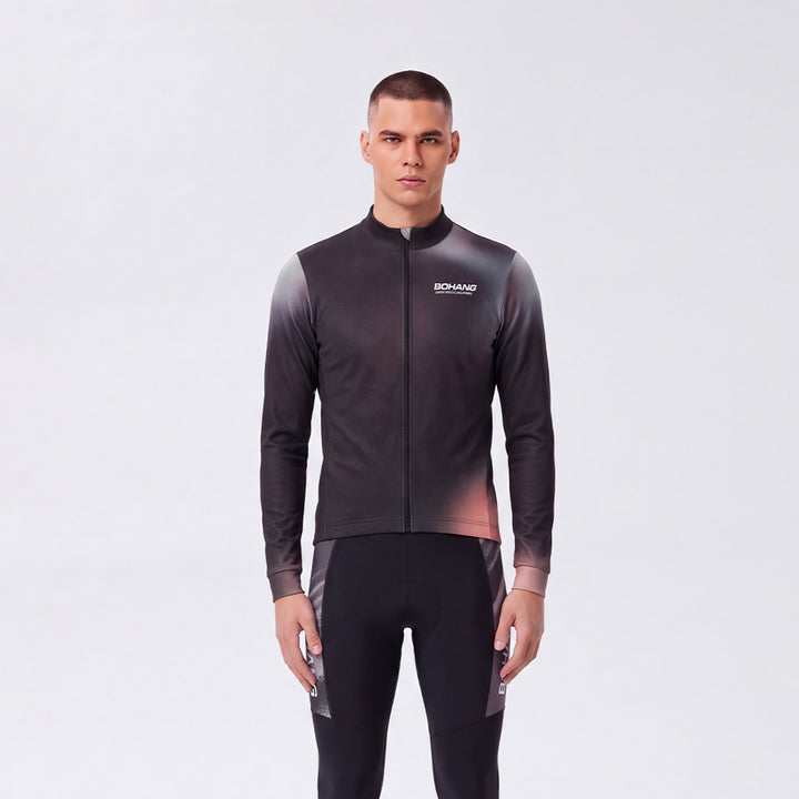 MEN'S TRAINING LONG SLEEVE JERSEY THERMAL FLEECE NCJAK038