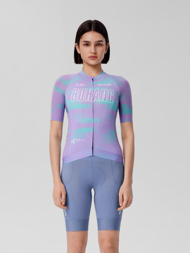 WOMEN'S CYCLING SHORT SLEEVE JERSEY NCSJK489