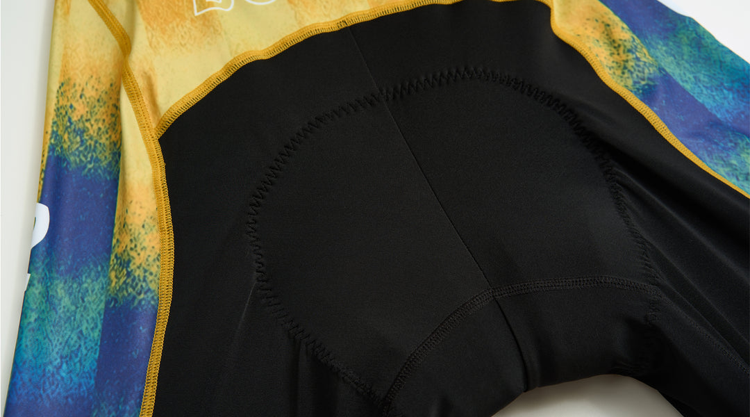 MEN'S CUSTOM PRO PLUS BIB SHORTS NCBSK629 (YELLOW)