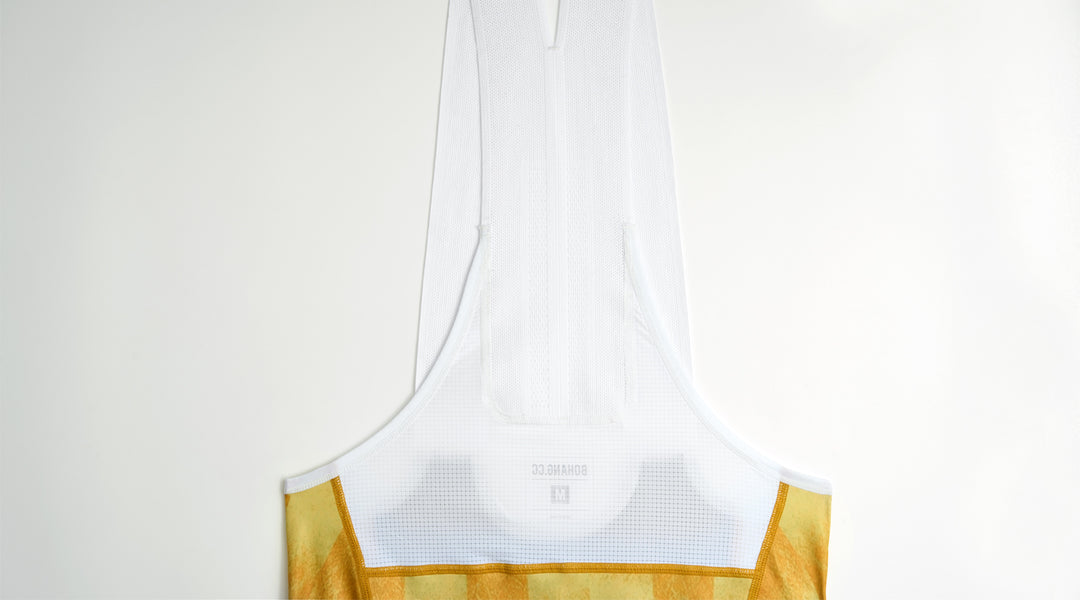 MEN'S CUSTOM PRO PLUS BIB SHORTS NCBSK629 (YELLOW)