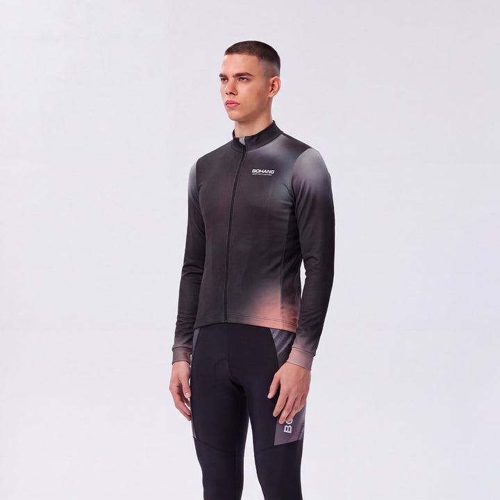 MEN'S TRAINING LONG SLEEVE JERSEY THERMAL FLEECE NCJAK038