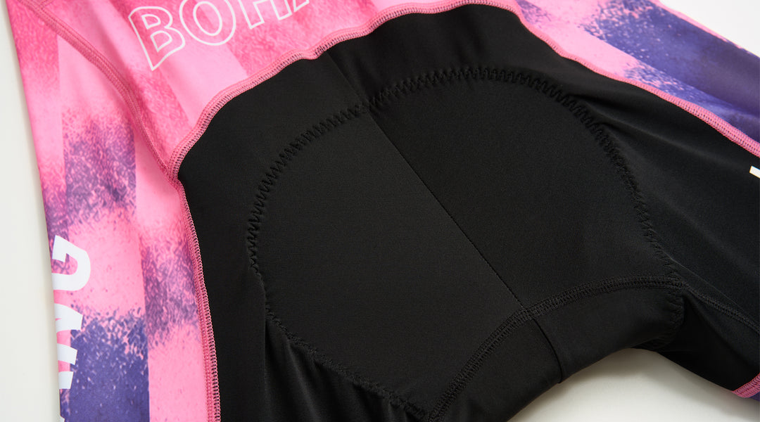 WOMEN'S CUSTOM PRO PLUS BIB SHORTS NCBSK630（PINK）