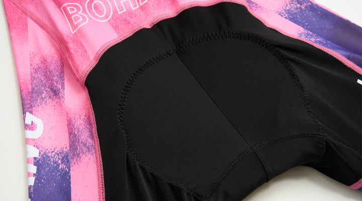 WOMEN'S CUSTOM PRO PLUS BIB SHORTS NCBSK630（PINK）