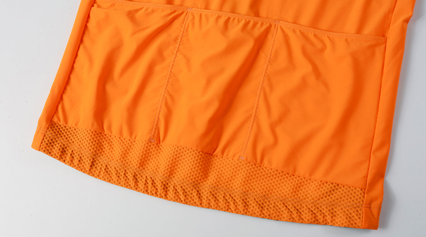 Men's Classic Cycling Short Sleeve Jersey NCSJK256 Orange
