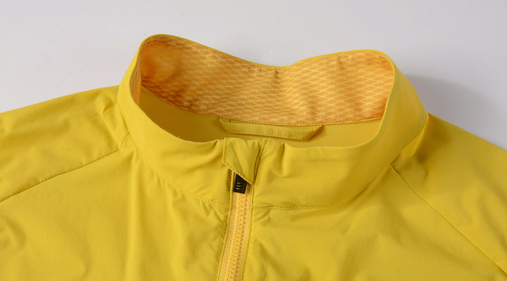 LIGHTWEIGHT WIND VEST Men'S PACKABLE GILET  NCVEK034 Yellow