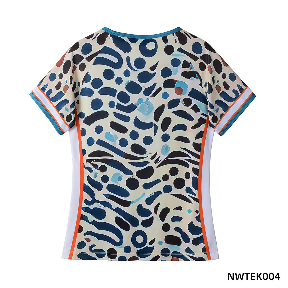 Women's Moisture Transferring Tennis Short Sleeve NWTEK004