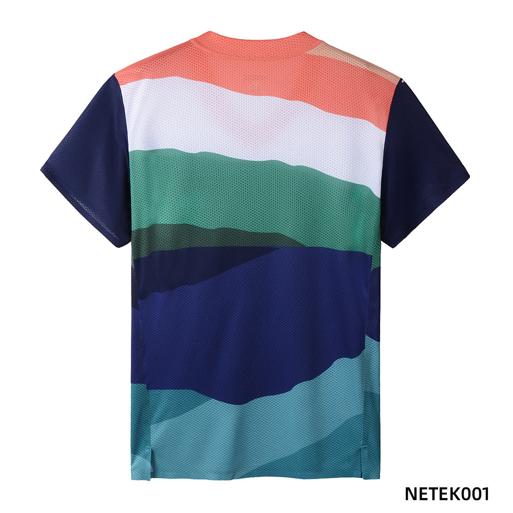 Men's Breathable Quick Dry Badminton Short Sleeve NETEK001