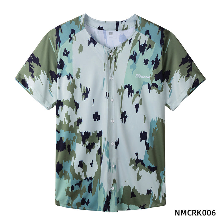 Men's Moisture Transferring Baseball Short Sleeve NMCRK006