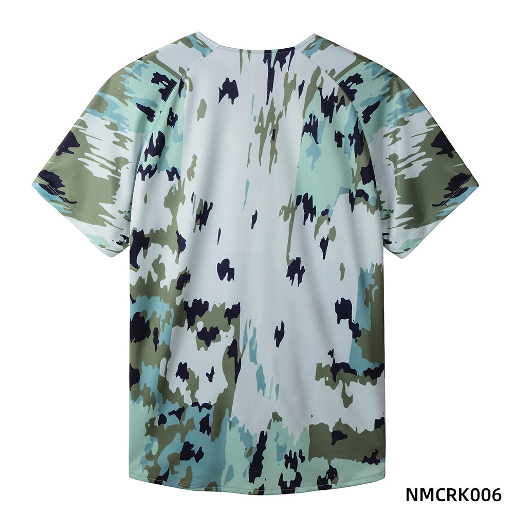 Men's Moisture Transferring Baseball Short Sleeve NMCRK006