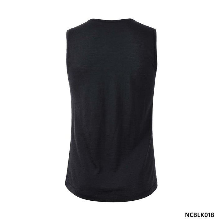 MEN'S MERINO SLEEVELESS BASE LAYER NCBLK018