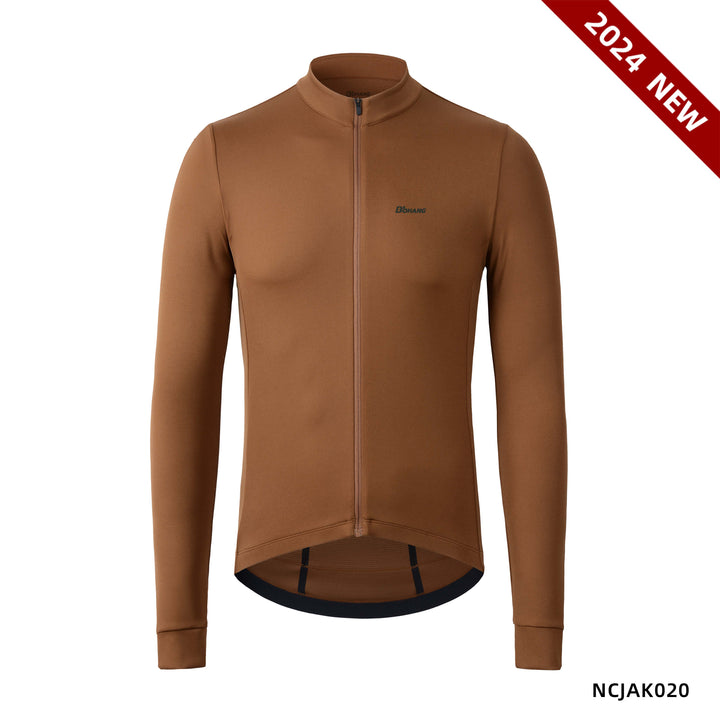 Men's Classic Long Sleeve Jersey NCJAK020 Hunting Brown