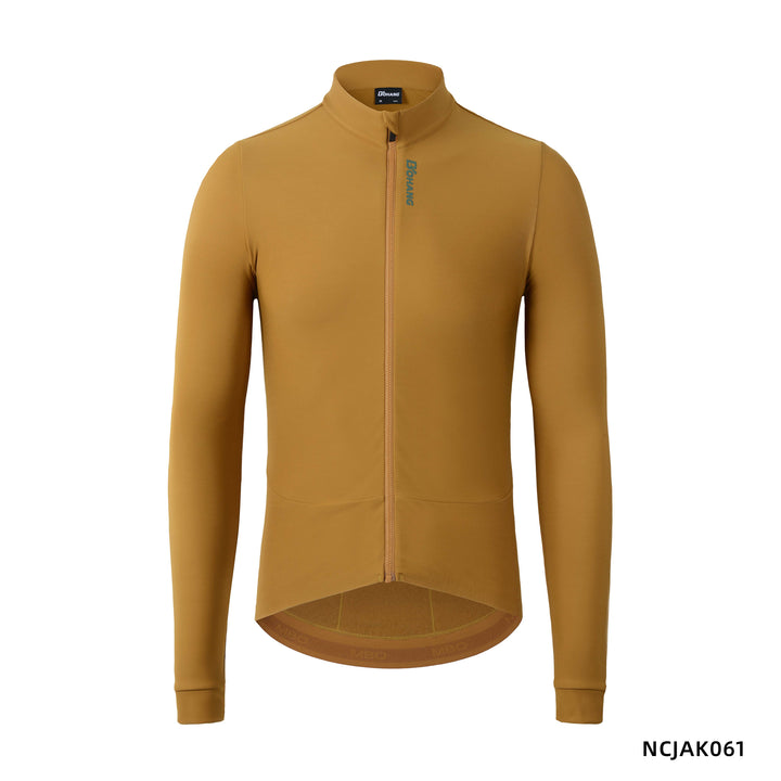 Women's High-end Long Sleeve Jersey NCJAK061 Ebony Tea