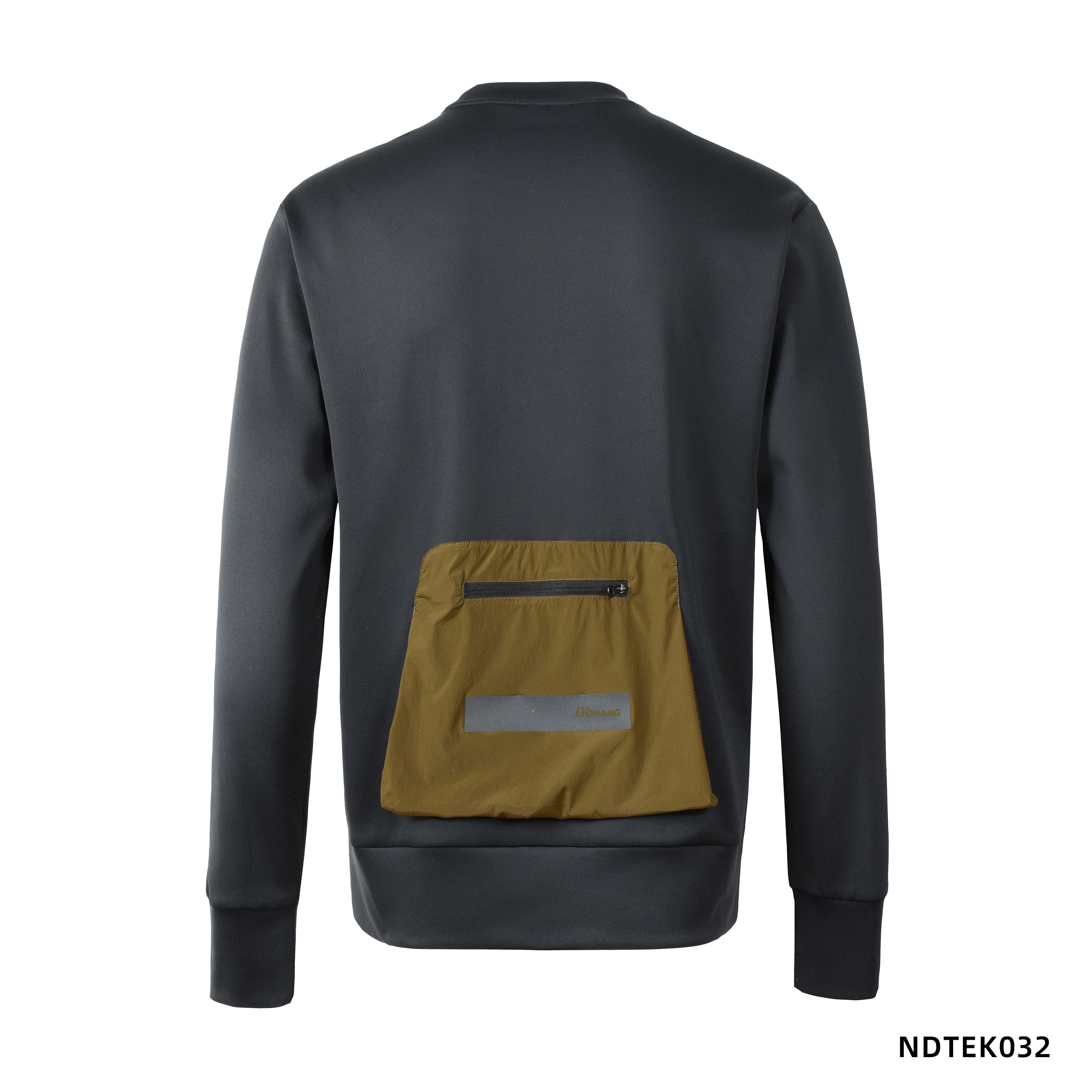 Men's High-end Sports Cycling Sweatshirt NDTEK032 Black