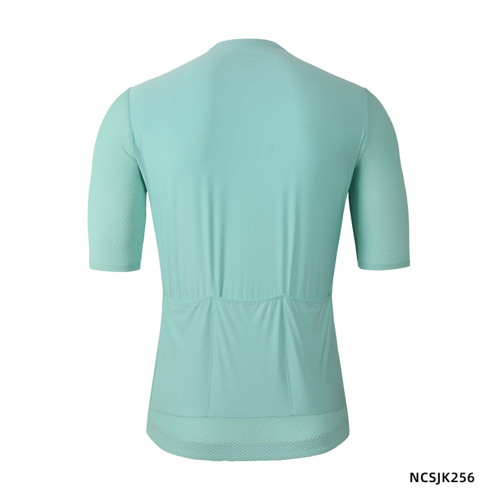 Men's Classic Cycling Short Sleeve Jersey NCSJK256 Cyan