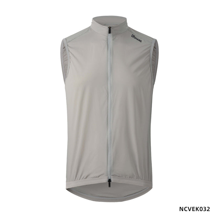 LIGHTWEIGHT WIND VEST Men'S PACKABLE GILET  NCVEK032 Gray