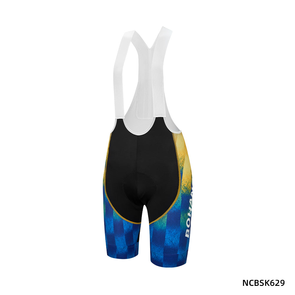 MEN'S CUSTOM PRO PLUS BIB SHORTS NCBSK629 (YELLOW)