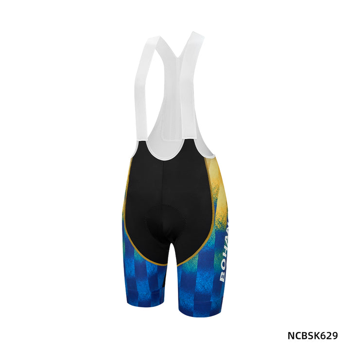 MEN'S CUSTOM PRO PLUS BIB SHORTS NCBSK629 (YELLOW)