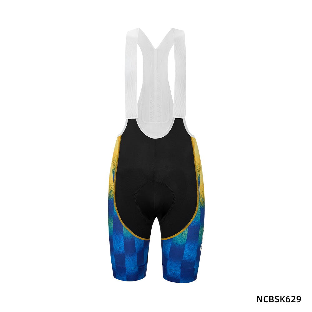 MEN'S CUSTOM PRO PLUS BIB SHORTS NCBSK629 (YELLOW)