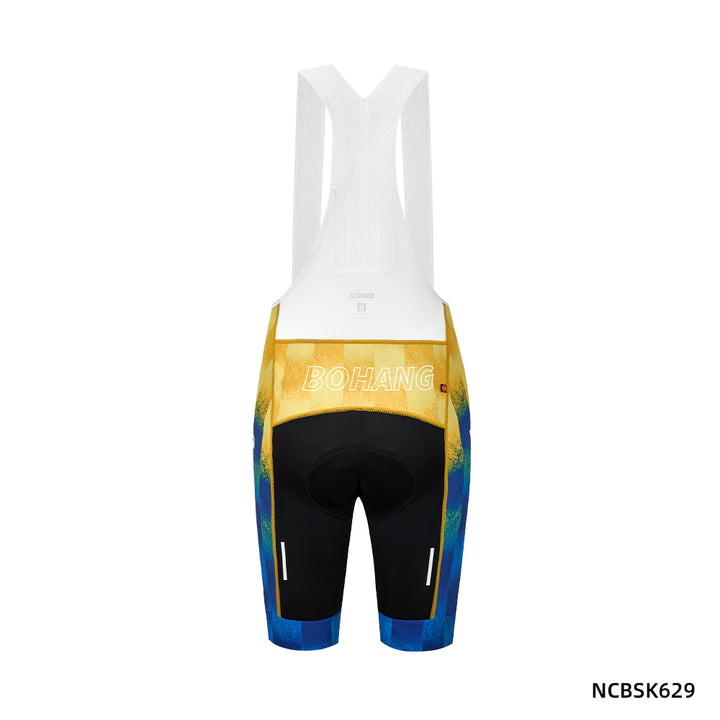 MEN'S CUSTOM PRO PLUS BIB SHORTS NCBSK629 (YELLOW)