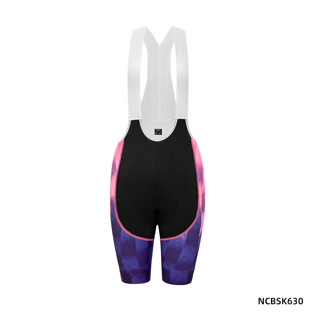 WOMEN'S CUSTOM PRO PLUS BIB SHORTS NCBSK630（PINK）