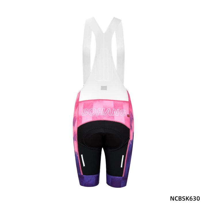 WOMEN'S CUSTOM PRO PLUS BIB SHORTS NCBSK630（PINK）