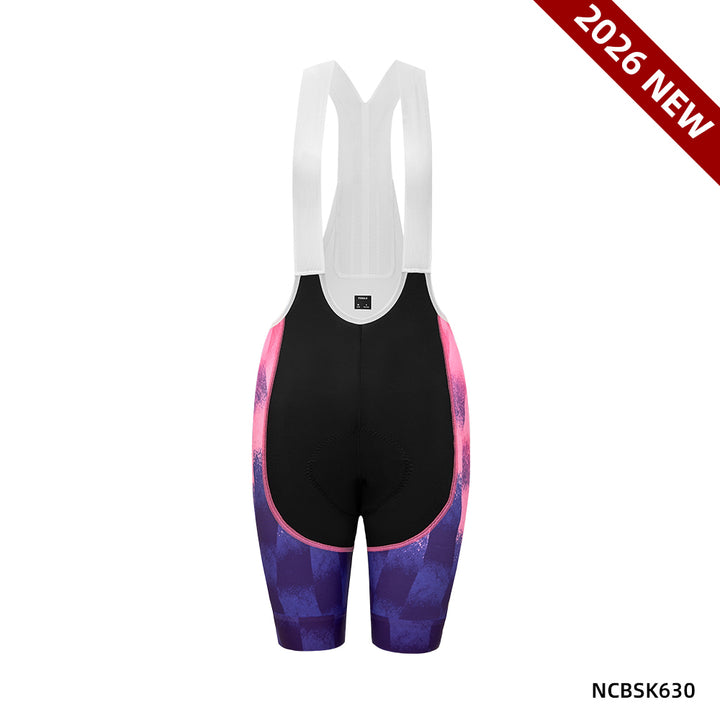 WOMEN'S CUSTOM PRO PLUS BIB SHORTS NCBSK630（PINK）