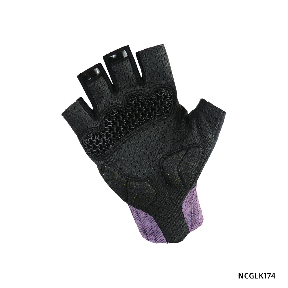 Cycling Summer 3D-Printed Gloves NCGLK174（purple）