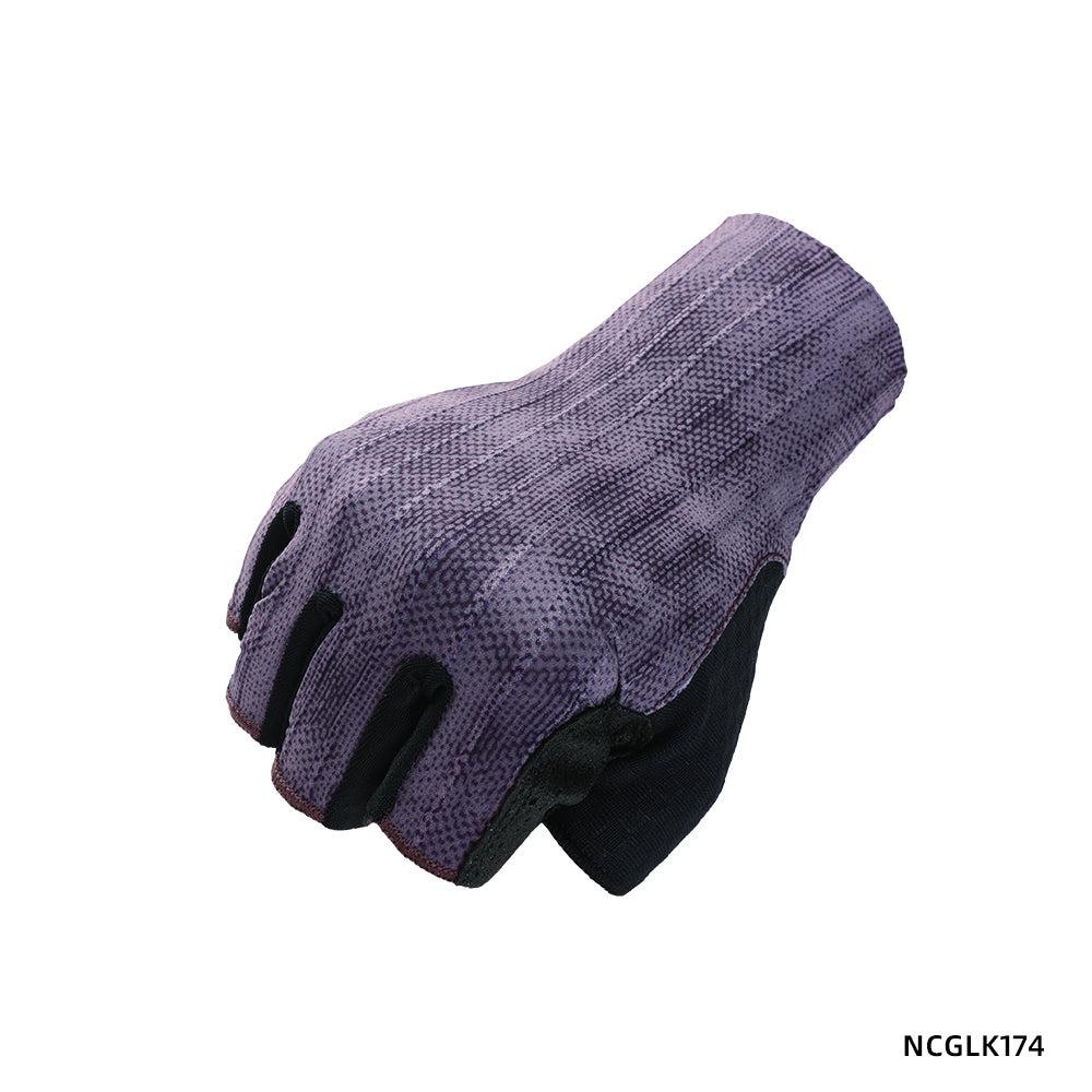 Cycling Summer 3D-Printed Gloves NCGLK174（purple）