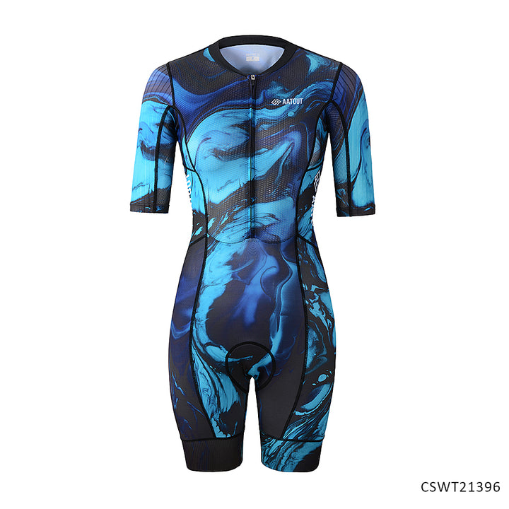 WOMEN'S SHORT SLEEVE TRI SUIT CSWT21396