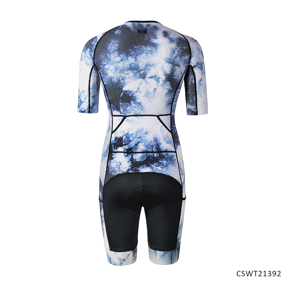 WOMEN'S SHORT SLEEVE TRI SUIT CSWT21392