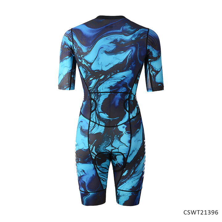 WOMEN'S SHORT SLEEVE TRI SUIT CSWT21396