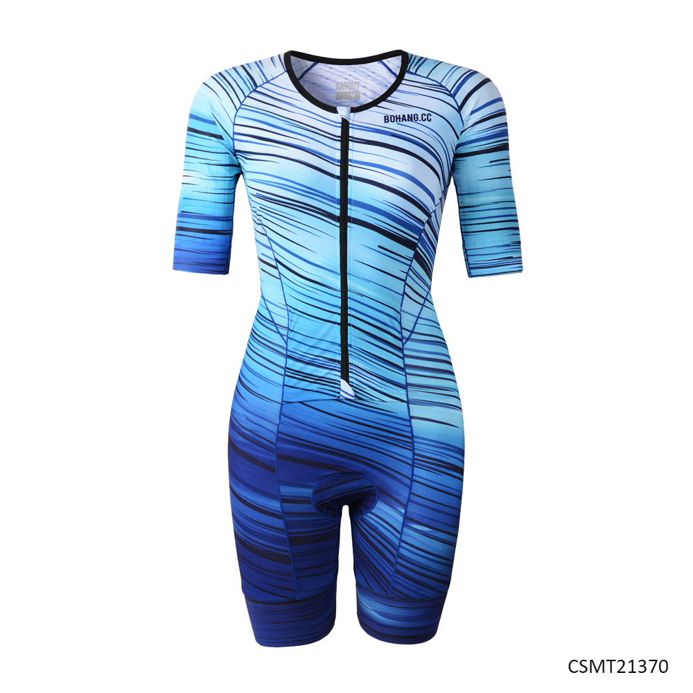 WOMEN'S  short sleeve triathlon suits CSMT21370