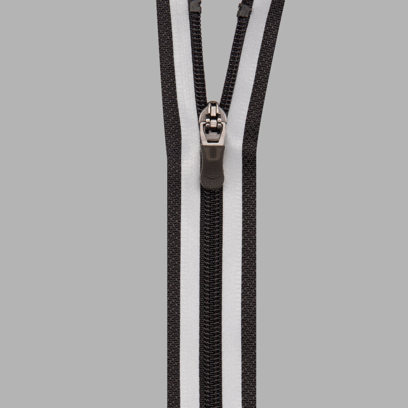 LS-103  SBS3# SHORT REFLECTIVE ZIPPER